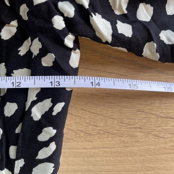 NWT Rumer The Label x Revolve Black Catalina Crop Top Blouse Puff Sleeve Size XS - Picture 3 of 7